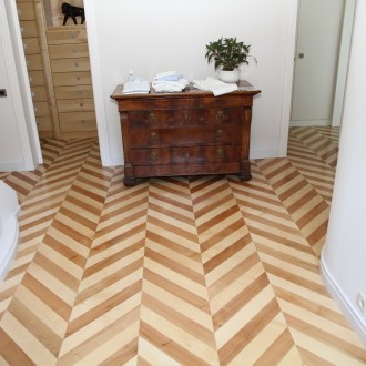 Parquet Point de Hongrie - parquet-en-chene-massif